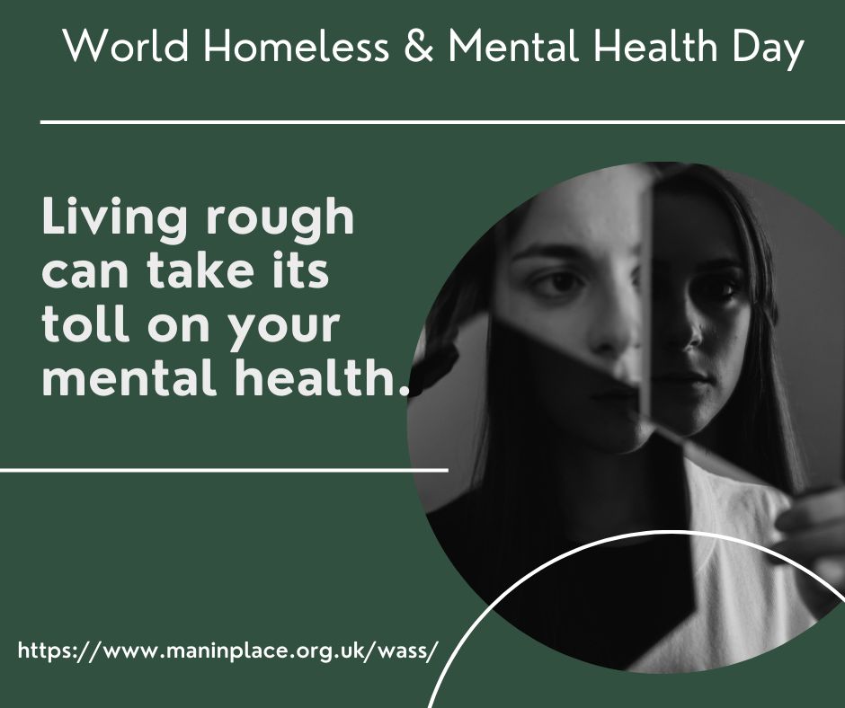 🌍💚 On World Mental Health Day and World Homeless Day, we highlight the vital connection between mental health and homelessness. The Wrap Around Support Service (WASS) helps individuals promoting well-being.
buff.ly/4ezWRkC 

#WorldMentalHealthDay #WorldHomelessDay