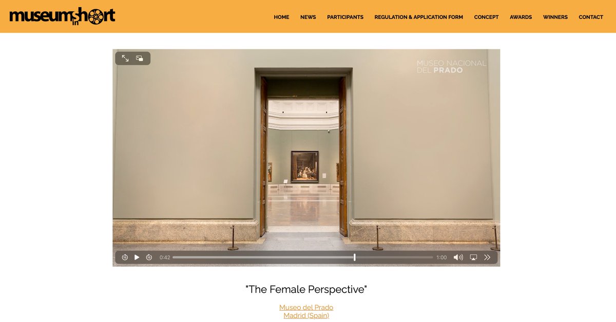 El Museo del Prado, finalista en el concurso internacional de cortos Museums in Short 2024 museodelprado.es/actualidad/not…