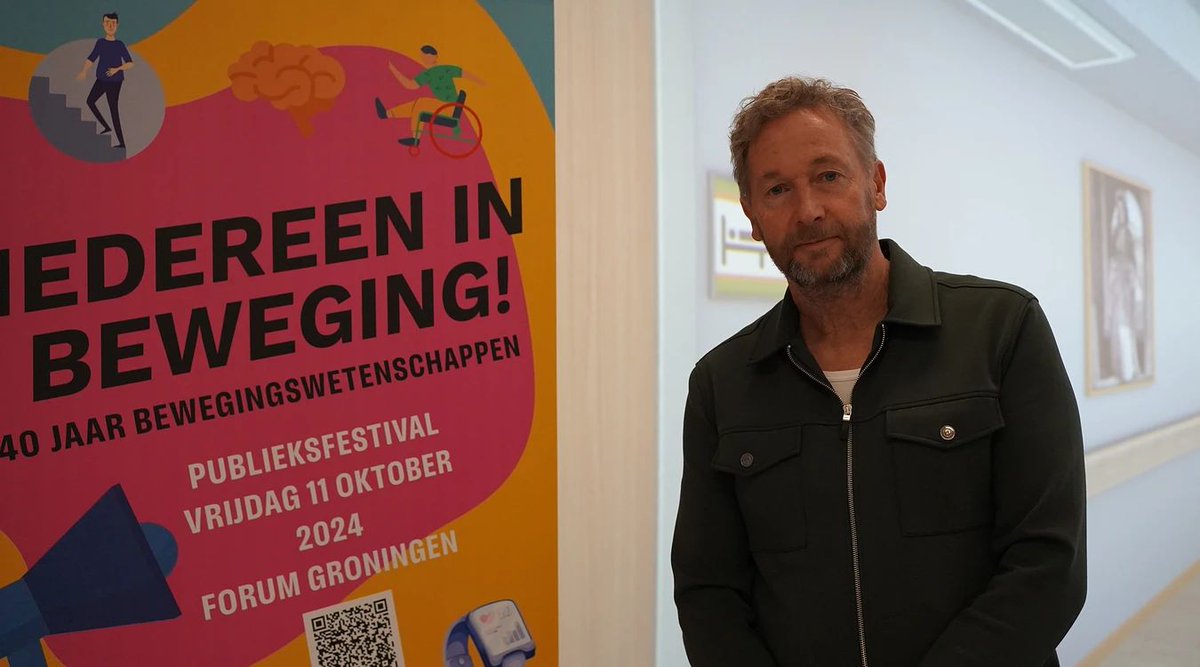 Interview met afdelingshoofd Koen Lemmink over 40 jaar Bewegingswetenschappen, en het belang van kennis over bewegen voor welzijn &amp; gezondheid👉  buff.ly/4eC71kD 
<a href="/lemmink/">Koen Lemmink</a> <a href="/umcg/">UMCG</a>