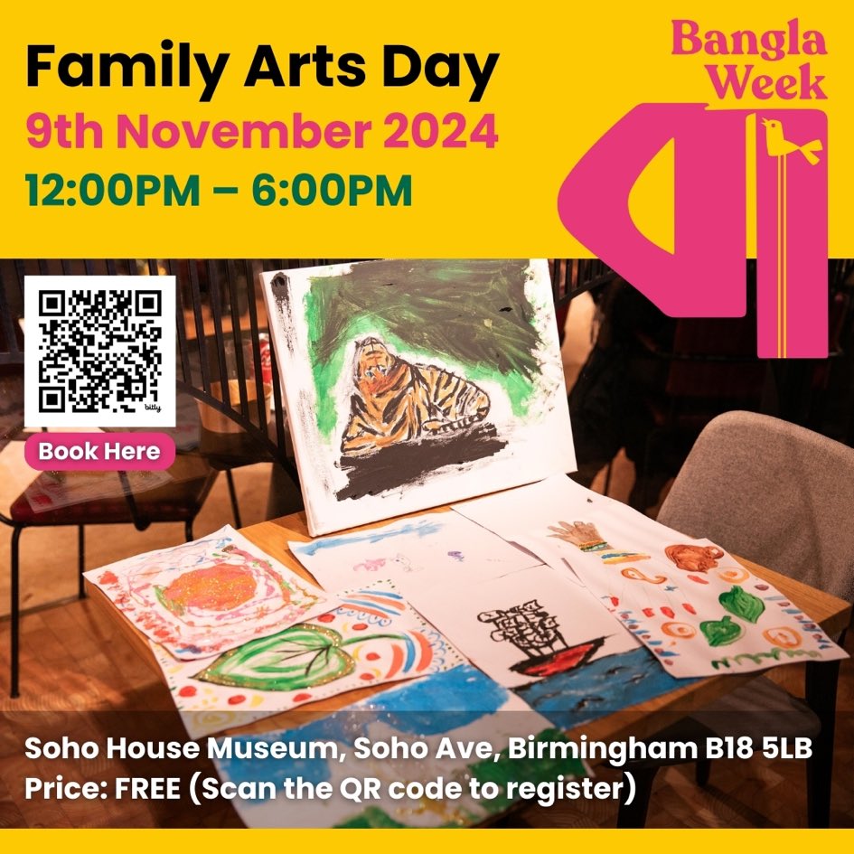 We’ve got some lovely young performers taking the stage. Come and support our future Bangla heritage artists and musicians. #FamilyArtsDay #Banglaweek