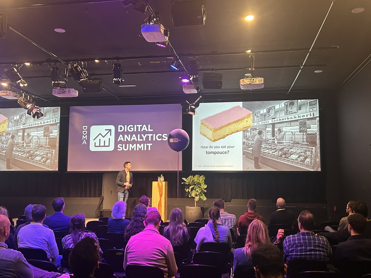 Timo Rietveld giving us a behind-the-scenes look at how <a href="/HEMA/">HEMA</a> built its GA4 framework in BigQuery. 

#DAS24