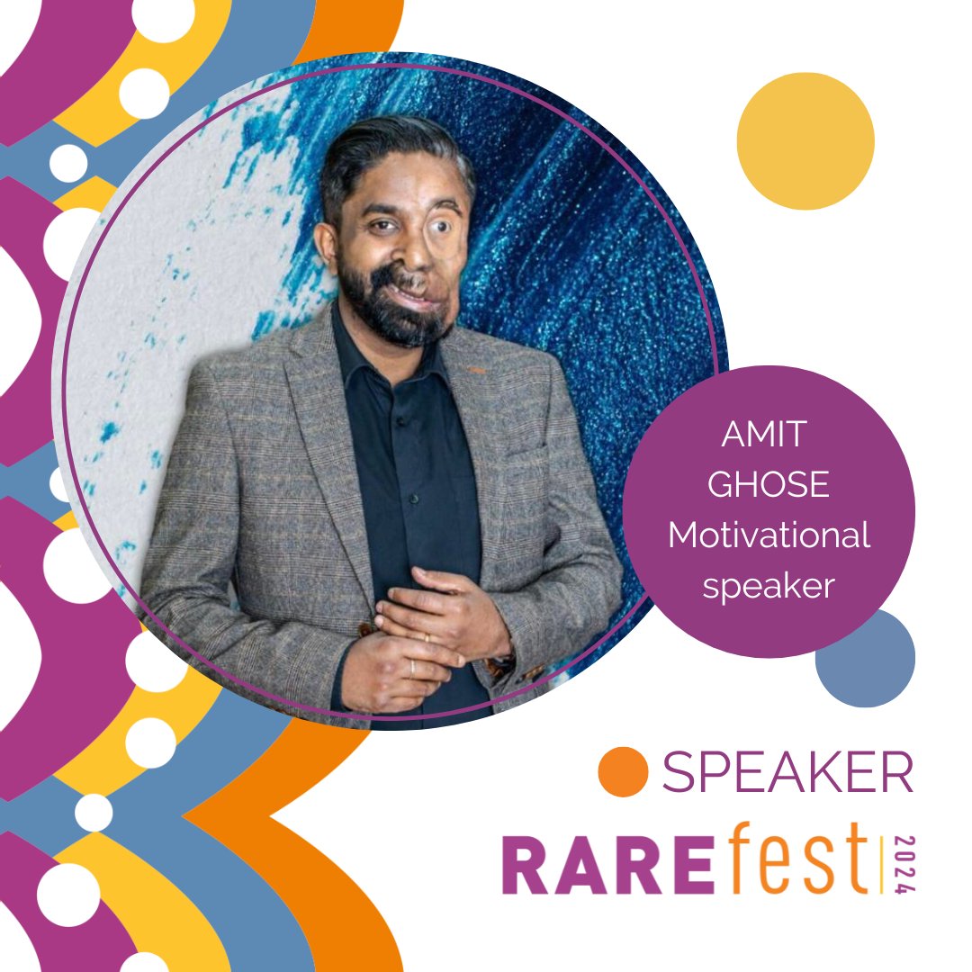 camraredisease's tweet photo. How do you accept and learn to love yourself? 
Hear @amitzz99 inspiring perspective at #RAREfest24 - hear him talk on 22 &amp; join his workshop on 23 Nov: https://t.co/cutM74dUXt
#WorldMentalHealthDay #SelfAcceptance #VisibleDifferences https://t.co/2632TTrjoL