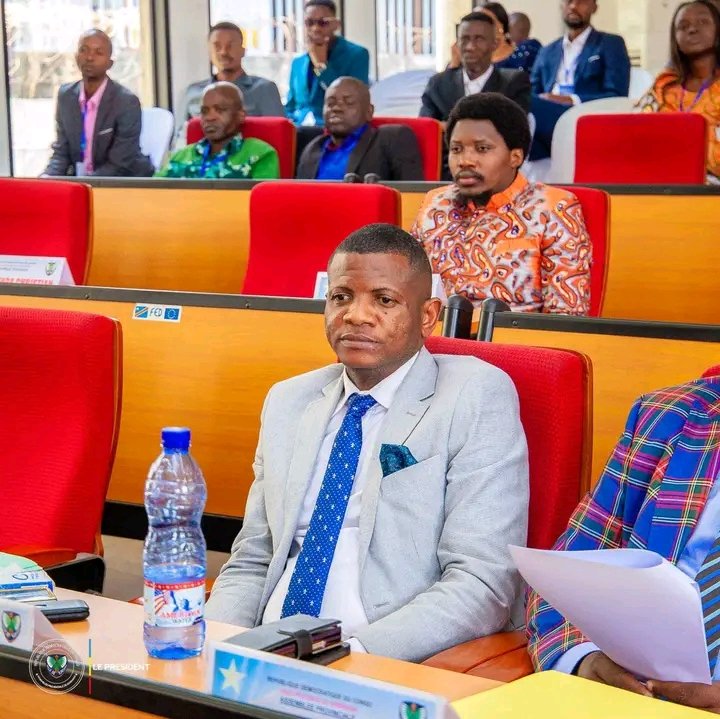 ChristianM21551's tweet photo. Le Député Provincial de Masina, Honorable Roland KIKUNDA KIKI a pris part à la séance pléinière de ce Mercredi 09 Octobre 2024 qui a porté comme ordre du jour : "La présentation, examen et approbation du rapport de gestion du Bureau de l'Assemblée Provinciale de Kinshasa. https://t.co/EAnZh2Ipod