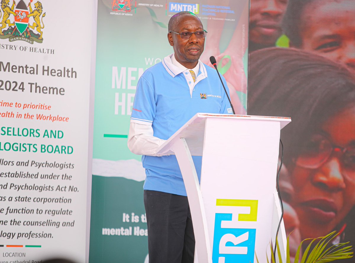 Many people suffer from mental illnesses without realizing it. Prioritizing mental health care in the workplace is crucial. When employees’ mental well-being is compromised, their productivity is affected. ~ Dr. Julius Ogato, CEO of Mathari National Teaching and Referral Hospital