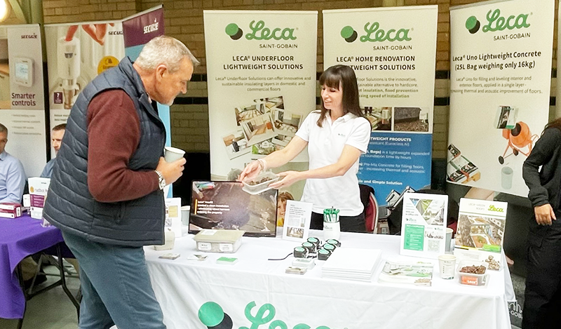 We’re excited to be at The Home Upgrade Show in Manchester today, showcasing our advanced Leca® Home Renovation Lightweight Solutions. We are also delighted to welcome Emma Cooper to her first Leca event!