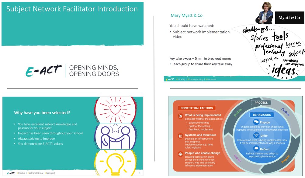 Great meeting with our new subject network facilitators andd how we are using MM&amp;Co to enhance subject expertise! We work with amazing people and this is a great opportunity to learn from each other! <a href="/EducationEACT/">E-ACT</a> <a href="/MaryMyatt/">Mary Myatt</a>