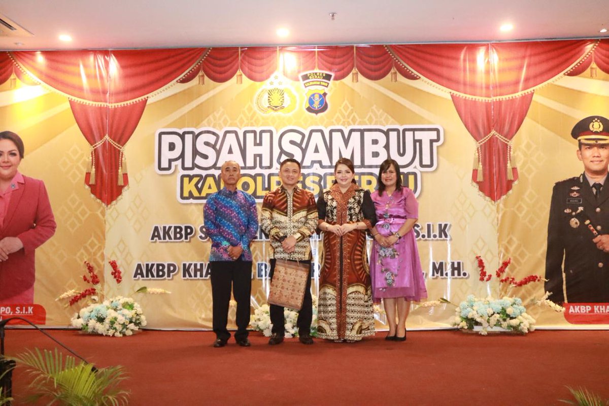 Trd0902's tweet photo. Pendim0902BERAU - Dandim 0902/Berau yang diwakilkan Kasdim Mayor Inf Biringallo, S. Sos, Hadiri acara pisah sambut Kapolres Berau, bertempat di Ballroom hotel Exclusive Jl. AKB. Sanipah 2 Kec. Tanjung Redeb Kab. Berau. Rabu (09/10/2024) malam. https://t.co/NAaPv6Wvxr
