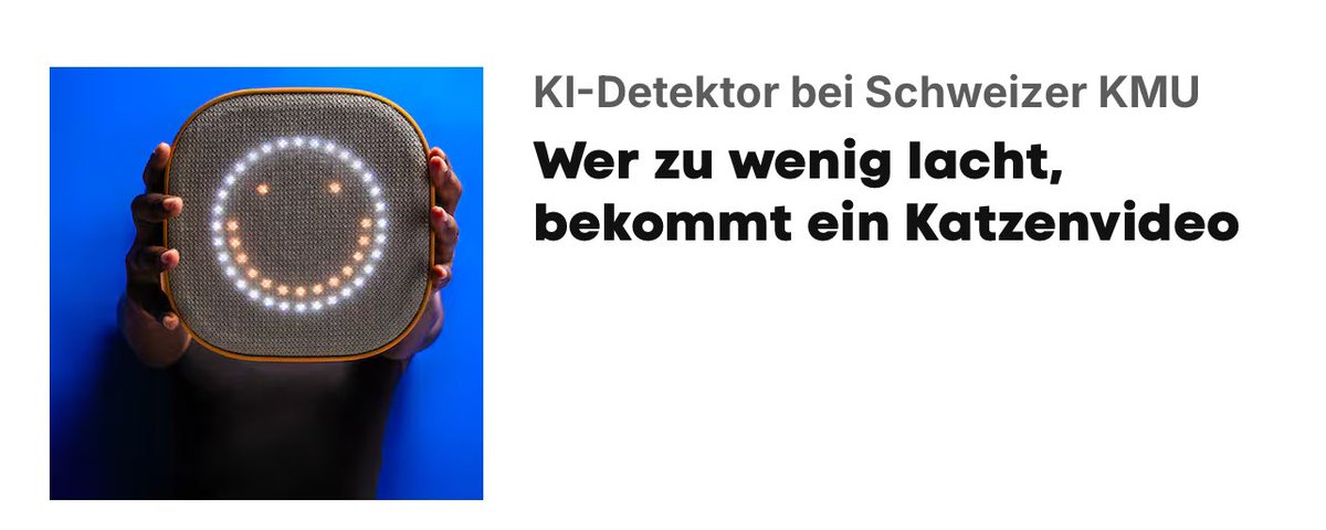 und wer zu viel lacht?