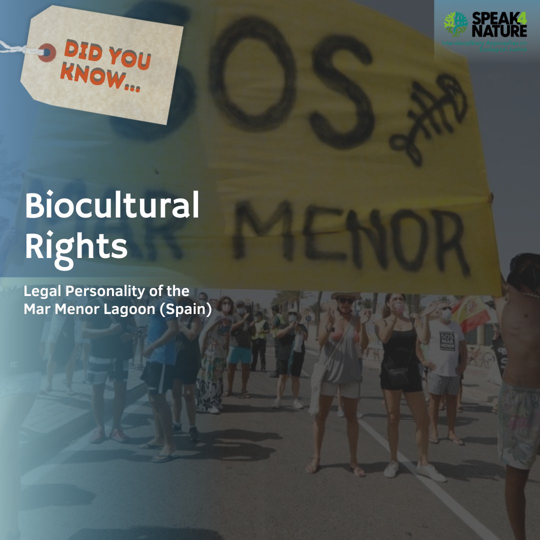 🌍 Today, we want to highlight Biocultural Rights: The Case of Mar Menor 💧