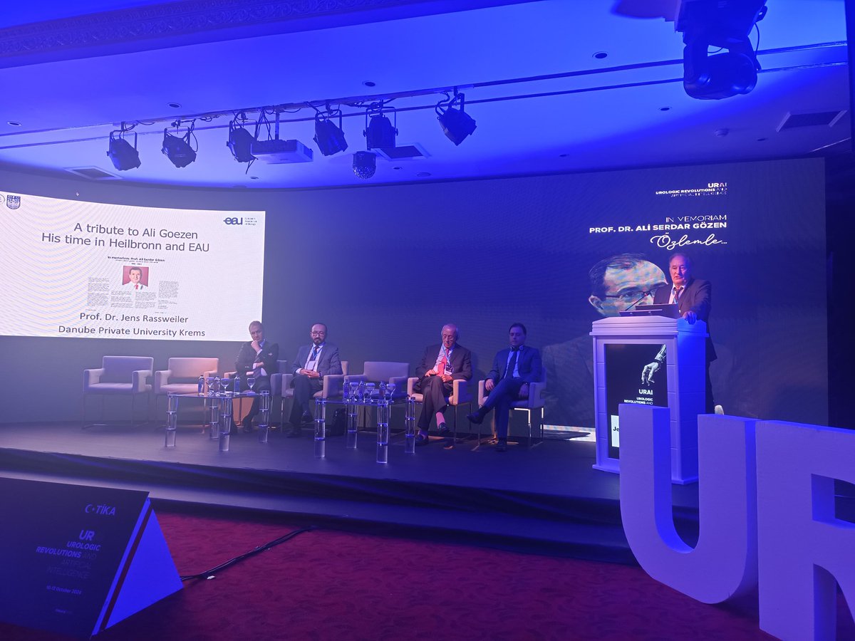 Opening Ceremony: We remember Prof. Dr. Ali Serdar Gözen with respect. His contributions to urology continue to inspire us. <a href="/URAI_8/">URAI</a> <a href="/Uroweb/">European Association of Urology (EAU)</a>  #URAI2024 #InMemoriam #UrologyRevolution