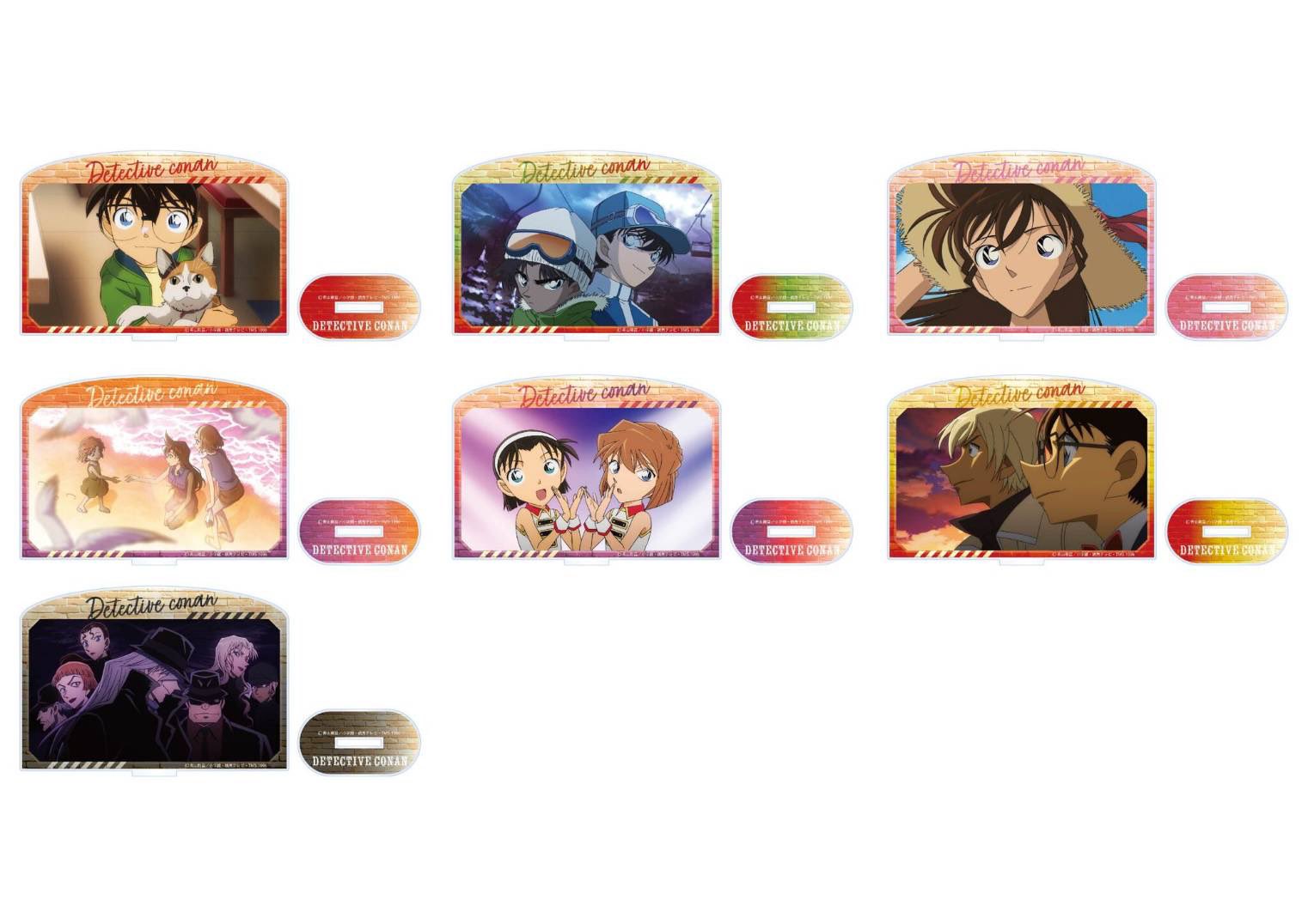 名探偵コナン 那須ガーデンアウトレット アクリルスタンド 9種コンプリート 来館者数150万人以上と大好評を博したあのアツい夏がまた