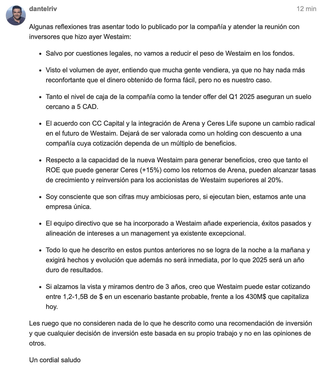 dantelriv's tweet image. $WED.V $WEDXF
Algunas reflexiones sobre Westaim Corp tras la subida del 18% ayer.
foro.masdividendos.com/t/azagala-capi…