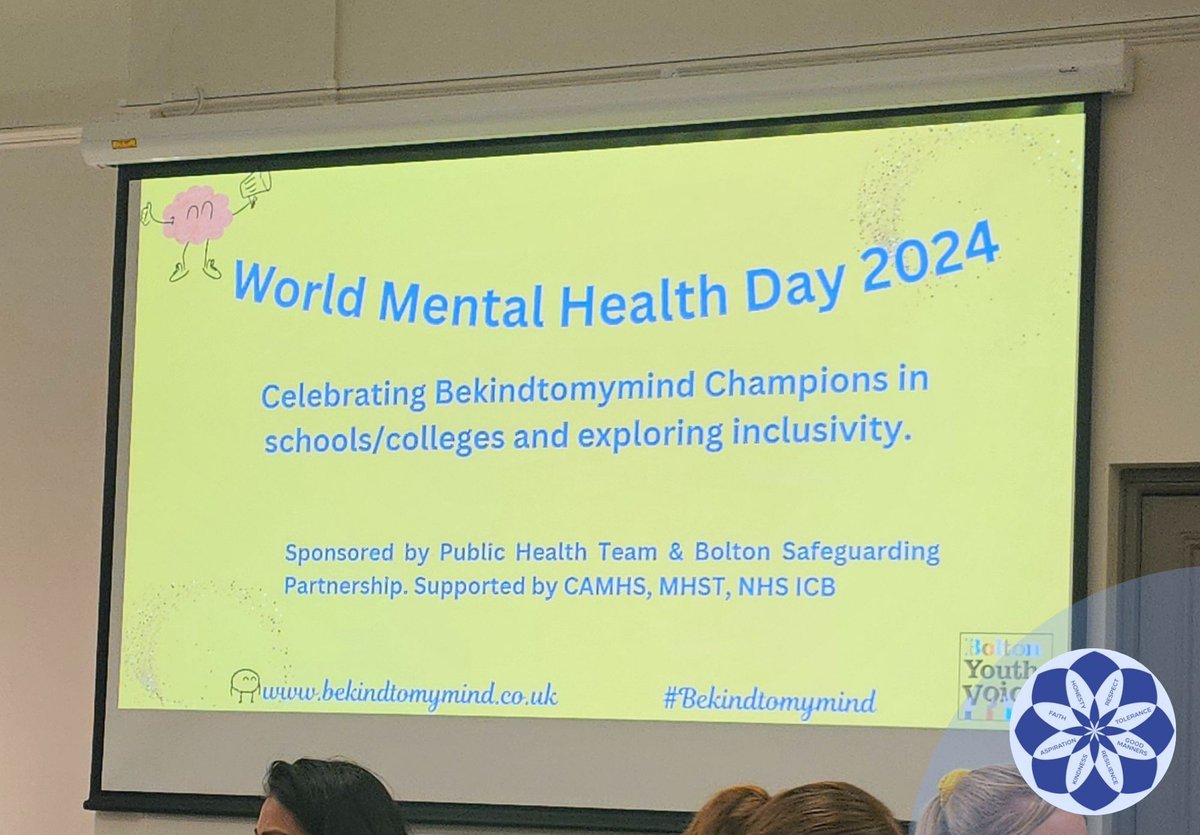 GirlsBolton's tweet image. Our Mental Health Champions were excited to attend the &quot;Be Kind to My Mind&quot; event on World Mental Health Day! This is a fantastic opportunity to learn, share, and promote kindness and support for mental well-being💚 #BeKindToMyMind #WorldMentalHealthDay #MentalHealthChampions