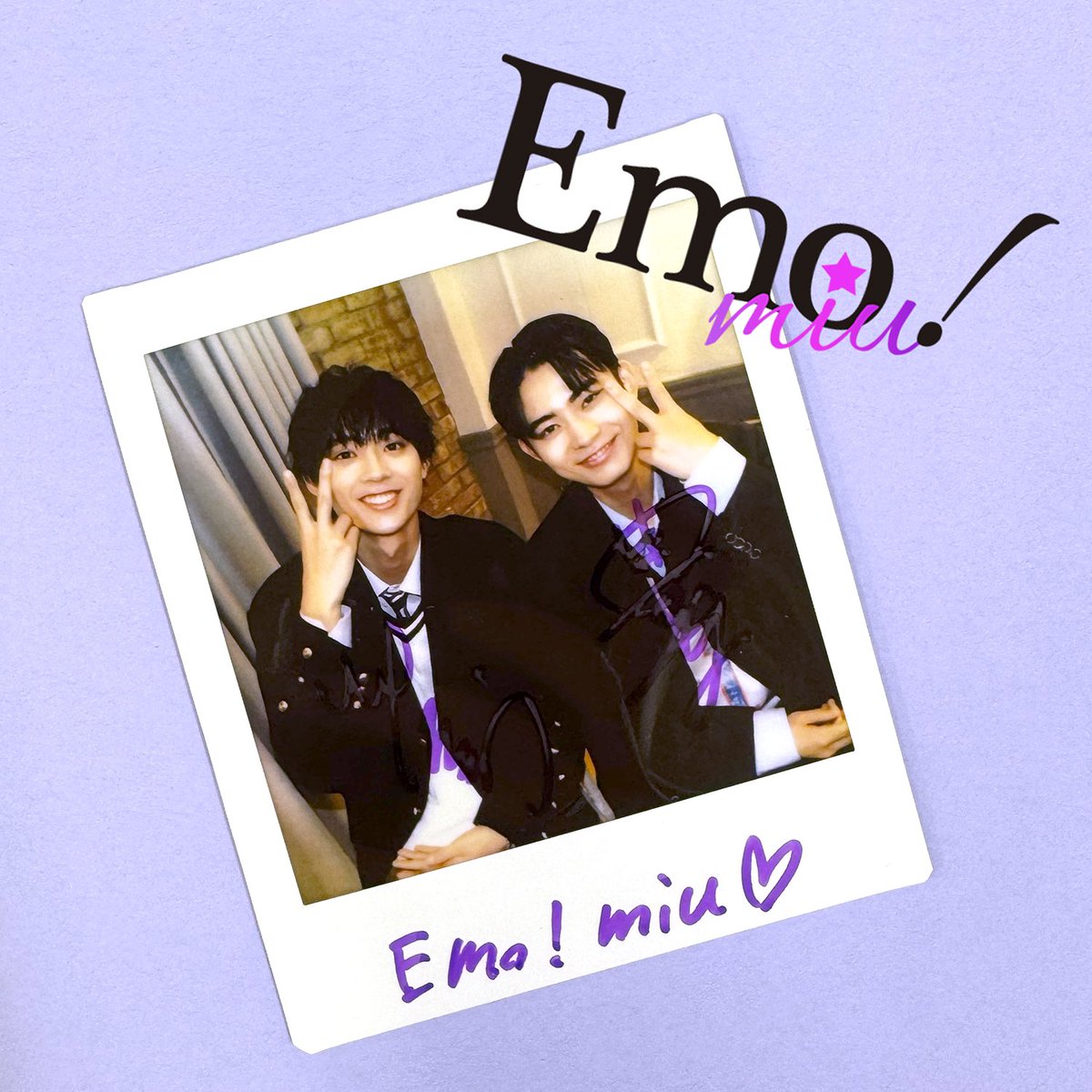 Emo_miu's tweet photo. ＼✨フォロー&amp;RPプレゼント✨ ／
#水沢林太郎×#豊田裕大 インタビュー記念！直筆サイン入りチェキを【1名様】に📸💜
@NetflixJP #恋愛バトルロワイヤル
#Netflix #Emomiu

応募方法は
①@Emo_miuフォロー
②この投稿と上の投稿をリポスト！
〆切／10月23日
 
⏬詳細はこちら
🔗https://t.co/2MhTtZwyv5 https://t.co/4PzE9NhbvV