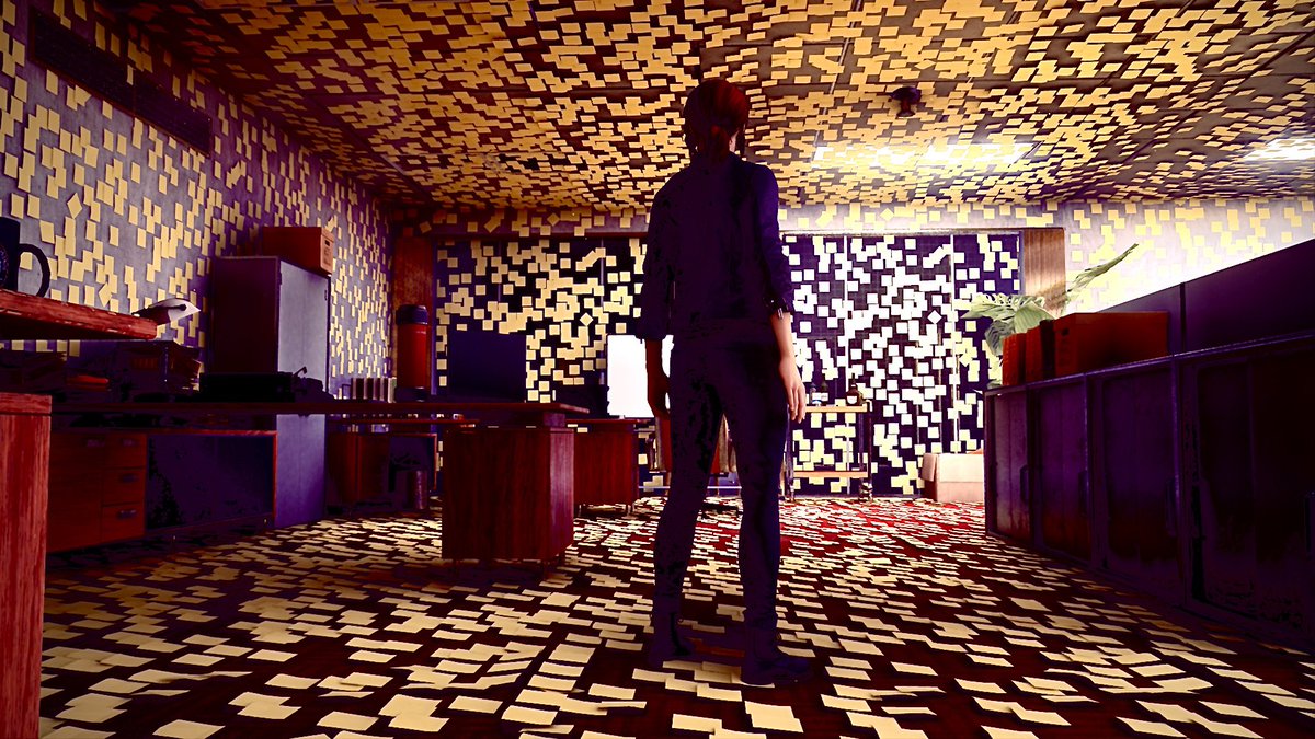 TheMiniestMfn's tweet image. #SpookyControl
Day 10- Favorite Place in the Oldest House
Research is my favorite area, but the sticky note room will always be my favorite room so I’m including it 🟨🔻
#ControlRemedy
#505_Games
#RMDVP
#ControlNoir