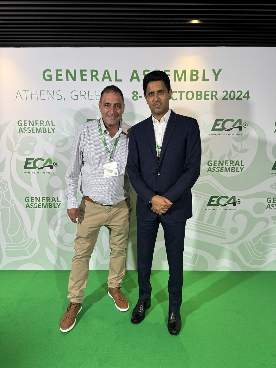 Another Successful <a href="/ECAEurope/">ECA</a> General Assembly here in Athens. Catching up with old friends and working hard to keep Lincoln Red imps and the forefront of european club football. A massive thanks to our ECA friends for the hospitality