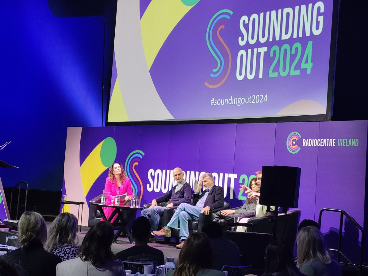 Very Interesting morning so far at Radiocentre Ireland Sounding Out 2024
#soundingout2024