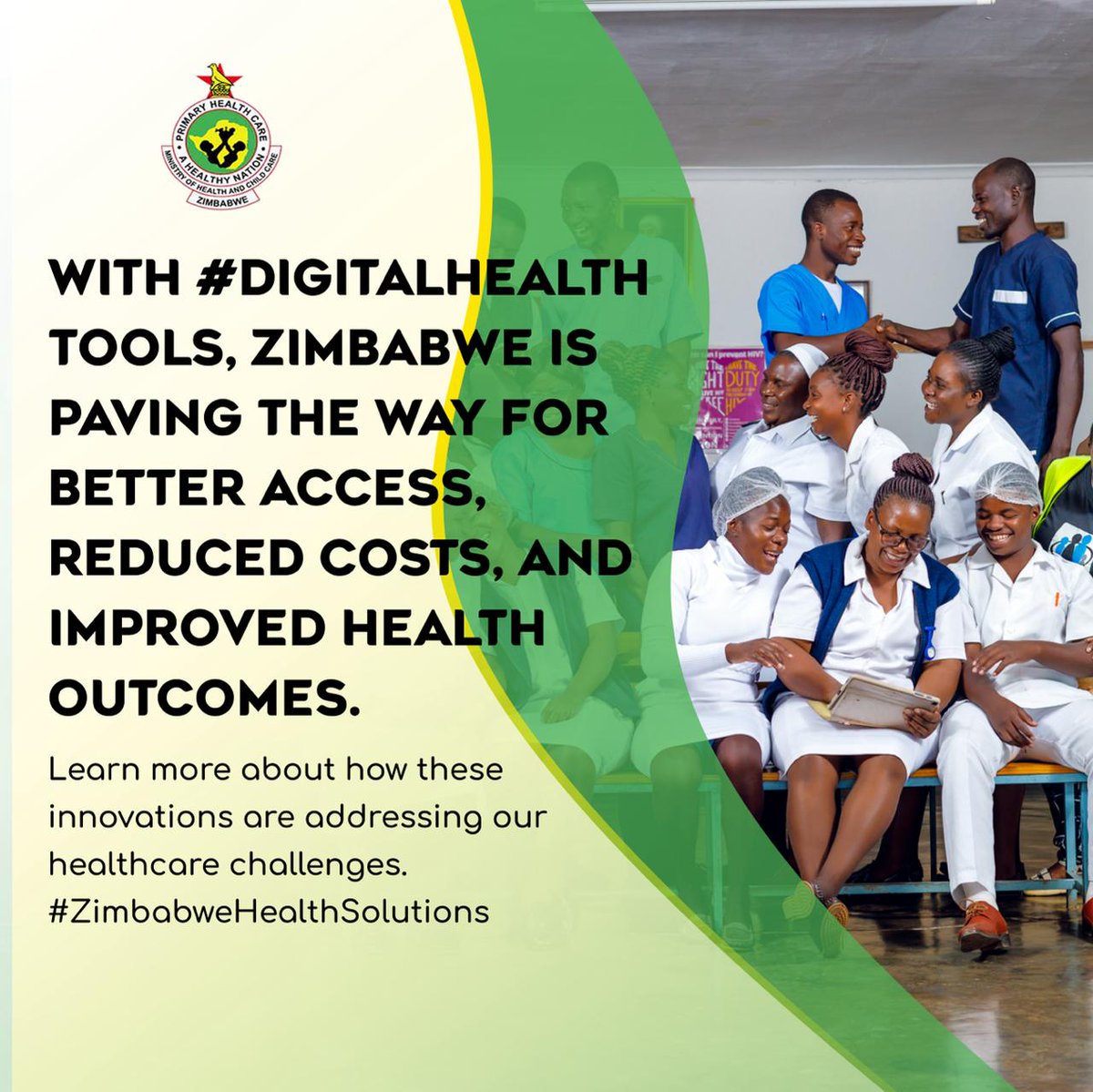 Guqula impilakahle eZimbabwe nge Impilo EHR. Uhlelo lwethu lokucubungula impilakahle luqinisekisa abadlali baloluhlelo ukubana bathole izifundo ngezigulane, lokuguqula ukuphila lokuphatheka kwabo. Liyakhuthazwa ukumanyana laloluhlelo. #healthcare #DigitalHealthZW #EHR #lmpilo