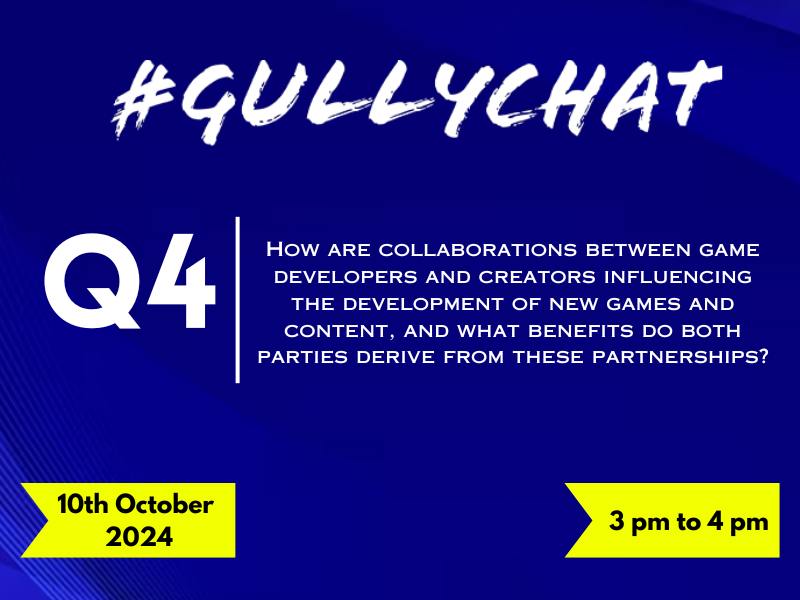 adgully's tweet photo. Here is the fourth question for today’s #gullychat

@IamAndr01d @shadesandmuses
@rohitagarwal95 @soulregaltos @regaltos__

#gamexx #gamexx2024 #gullychat #gamingindustry https://t.co/qV4ThWjzZi