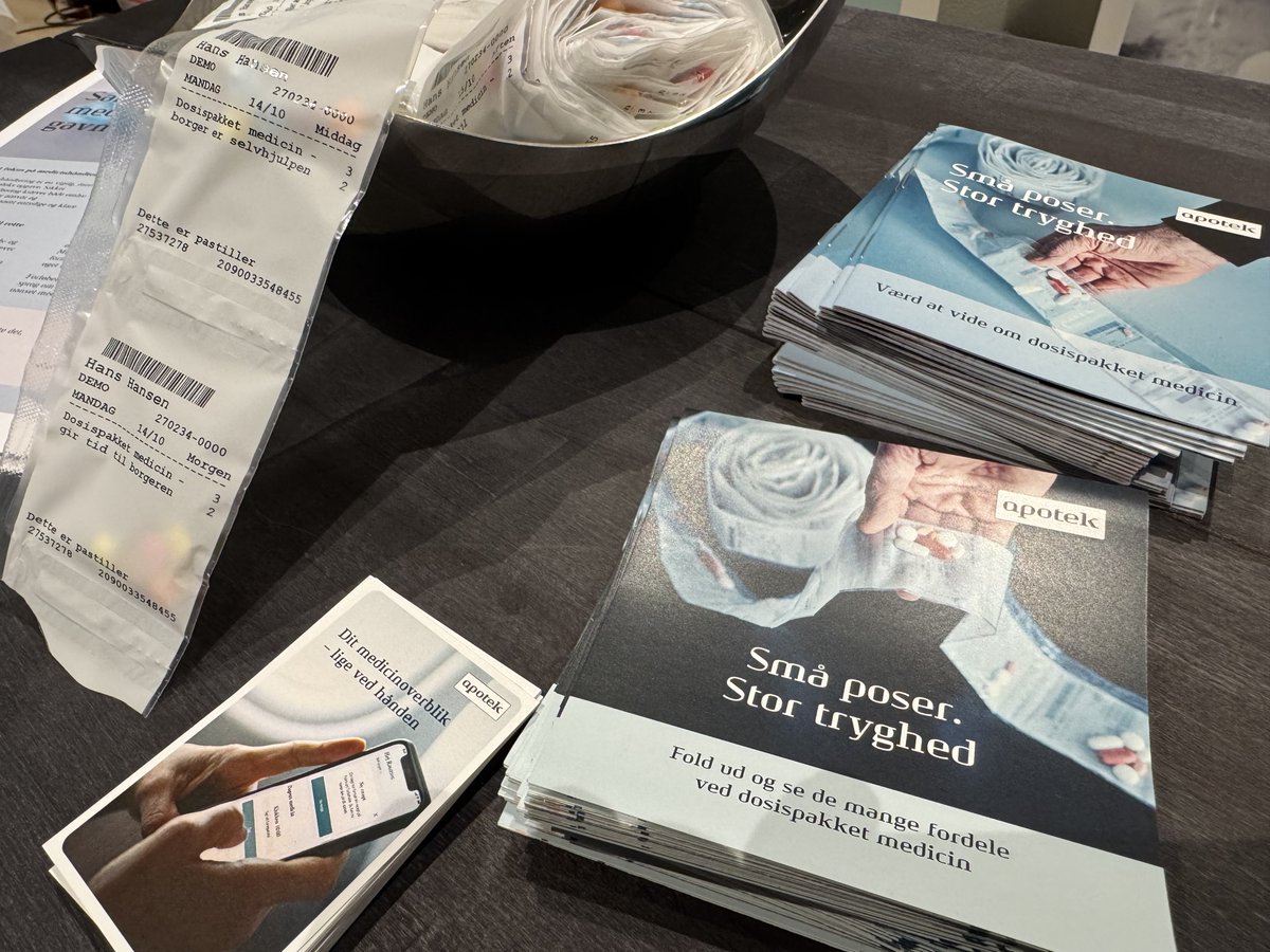 Apotekerforeningen (@apotekerne) on Twitter photo Kom og mød <a href="/apotekerne/">Apotekerforeningen</a> i dag på @kommunerne s Ældre- og Sundhedskonference. Vi er klar til en snak om dosispakket medicin samt muligheden for at benytte sig af apotekernes ekspertise, når personalet skal have et praksisnært kompetenceløft i sikker medicinhåndtering. 👉💊 #sundpol Kom og mød <a href="/apotekerne/">Apotekerforeningen</a> i dag på @kommunerne s Ældre- og Sundhedskonference. Vi er klar til en snak om dosispakket medicin samt muligheden for at benytte sig af apotekernes ekspertise, når personalet skal have et praksisnært kompetenceløft i sikker medicinhåndtering. 👉💊 #sundpol