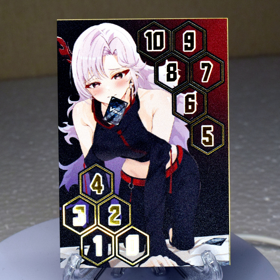 my_metal_cards's tweet photo. Na... Nao Senpai!?!?

Inabe Nao (Sybilt) Metal Energy Counters for Cardfight Vanguard

As illustrated by community artist Naruta! Go give them a follow and watch their growth! https://t.co/lhhNGhTG1v