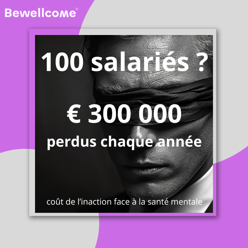 bewellcomepro's tweet photo. 𝗘𝗻𝘁𝗿𝗲𝗽𝗿𝗶𝘀𝗲𝘀 : 𝗩𝗼𝘂𝘀 𝗽𝗲𝗿𝗱𝗲𝘇 𝟯𝟬𝟬 𝟬𝟬𝟬 € 𝗽𝗮𝗿 𝗮𝗻 ( 𝗽𝗼𝘂𝗿 𝟭𝟬𝟬 𝘀𝗮𝗹𝗮𝗿𝗶𝗲́𝘀)! 
C'est le coût de l’inaction face à la santé mentale

https://t.co/qnVESMnOeC https://t.co/d2fkMdFAEF