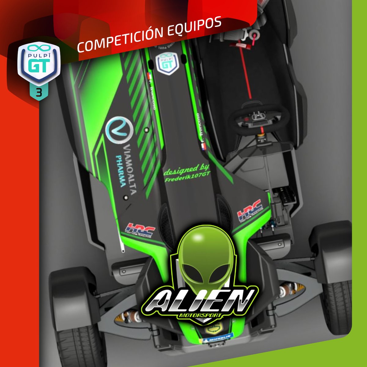 🔴 | #GTPulpí

𝗘𝗾𝘂𝗶𝗽𝗼 (𝟴/𝟮𝟰)
▪️ <a href="/RacingOlympus/">Olympus Racing Team</a>
▪️ Ranking M25G: 17º
▪️ Fase inicial: Repesca

𝗘𝗾𝘂𝗶𝗽𝗼 (𝟵/𝟮𝟰)
▪️ <a href="/ALNmotorsport/">ALN Alien MotorSport</a>
▪️ Ranking M25G: 15º
▪️ Fase inicial: Repesca

#GT7 #Simracing