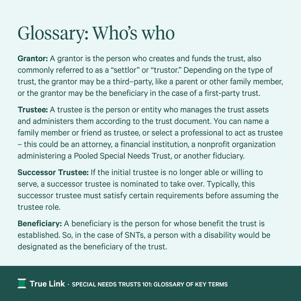 True Link tweet media