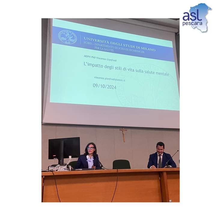 Vincenza Gianfredi (@vincenzagianfr1) on Twitter photo #GiornataMondialeDellaSaluteMentale al convegno “La salute mentale di comunità” organizzato da <a href="/AslPescara/">ASL Pescara</a> ho parlato del ruolo degli #StiliDiVitaSani e #dietamediterranea sulla #salutementale
Grazie al dr Cedrone per l'invito #BenessereMentale #depressione #ansia #prevenzione #GiornataMondialeDellaSaluteMentale al convegno “La salute mentale di comunità” organizzato da <a href="/AslPescara/">ASL Pescara</a> ho parlato del ruolo degli #StiliDiVitaSani e #dietamediterranea sulla #salutementale
Grazie al dr Cedrone per l'invito #BenessereMentale #depressione #ansia #prevenzione