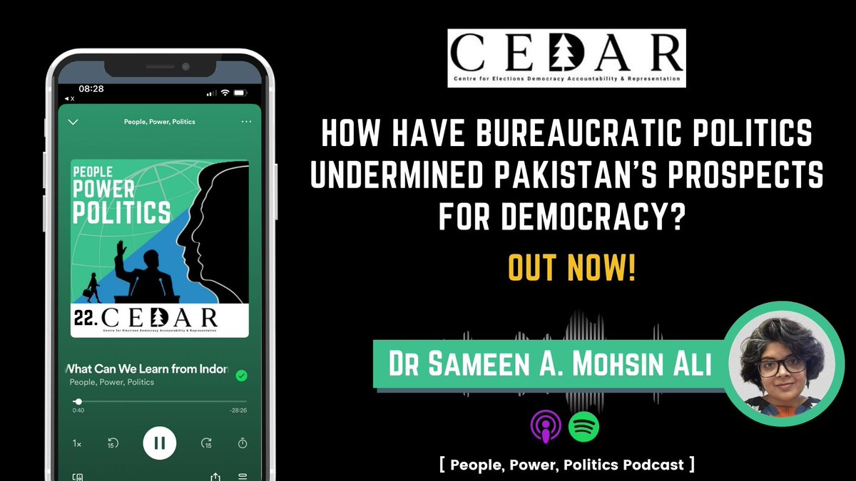 Petra Alderman (@petraalderman) on Twitter photo 🚨 EP22 of the #PeoplePoweerPolitics is out now! Do not miss this fascinating conversation with <a href="/sameen_mohsin/">Sameen</a> about bureaucratic politics in #Pakistan and how it stalled the country's transition to #democracy 🇵🇰
<a href="/CEDAR_Bham/">CEDAR</a> <a href="/iddbirmingham/">International Development Department</a> <a href="/CoSS_Birmingham/">College of Social Sciences</a> <a href="/BhamPolsis/">POLSIS Birmingham</a> 🚨 EP22 of the #PeoplePoweerPolitics is out now! Do not miss this fascinating conversation with <a href="/sameen_mohsin/">Sameen</a> about bureaucratic politics in #Pakistan and how it stalled the country's transition to #democracy 🇵🇰
<a href="/CEDAR_Bham/">CEDAR</a> <a href="/iddbirmingham/">International Development Department</a> <a href="/CoSS_Birmingham/">College of Social Sciences</a> <a href="/BhamPolsis/">POLSIS Birmingham</a>