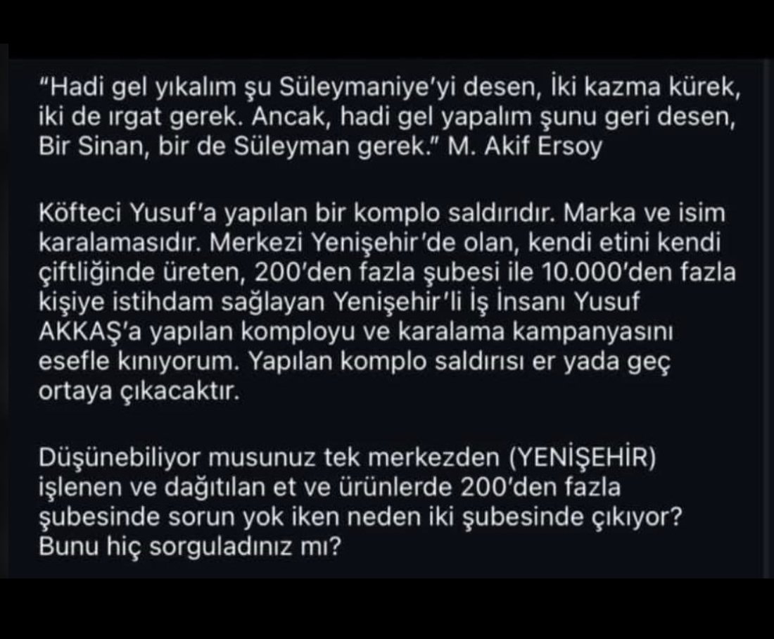 omerronderr's tweet photo. #koefteciyusuf https://t.co/NubABdpG1U