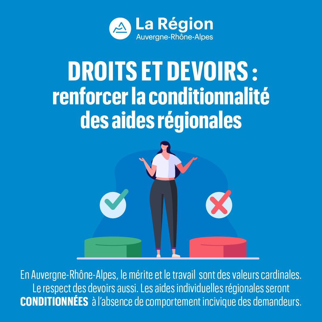 JeromeMoroge's tweet photo. La Région @auvergnerhalpes réaffirme sa volonté de conditionner l’octroi de ses aides à l’absence de comportement incivique des demandeurs.
C'était une ligne claire avec @laurentwauquiez et ça le restera avec @Pannekouckefabr ! https://t.co/DhvjmbJXAJ