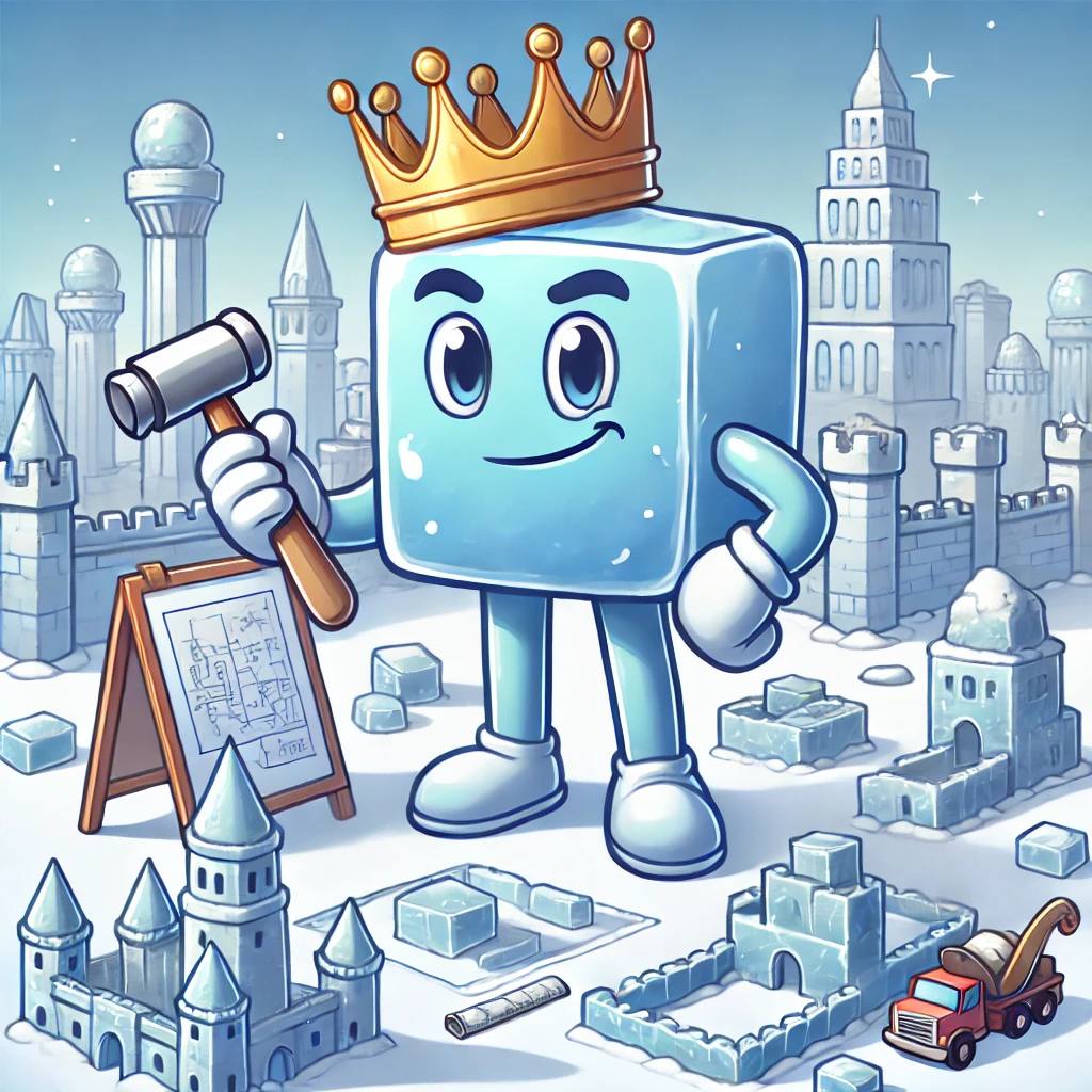 MeltOnSui's tweet photo. โMelt is building his empire brick by brick โ๏ธ๐
It starts with a solid foundation, a blueprint, and some cold ambition. Soon enough, the frozen kingdom rises! ๐ฐ๐
#ChillGoals #IceCubeEmpire #FrozenAmbition #defi #meme #sui #suimemes #suimelt #meltonsui https://t.co/qhwTAdh4JV