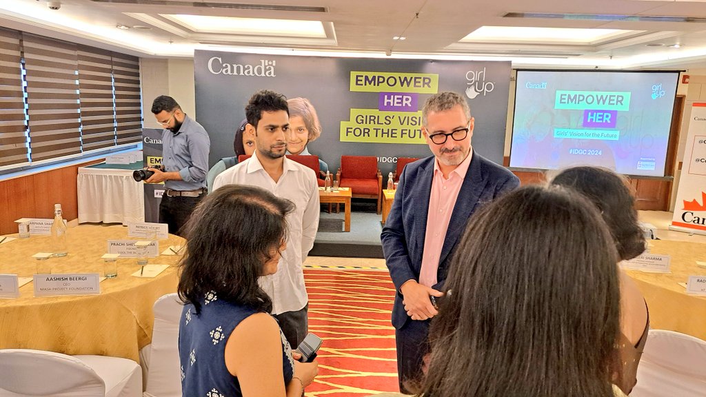 sandy_khanda's tweet photo. I was honored to participate in the Empower Her Summit organized by the High Commission of Canada in India and Girl Up India . The event was filled with insightful discussions on the socio-economic development of young girls and women across India, https://t.co/cuznXvbbfl