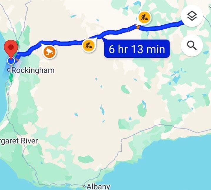TocevaRacing's tweet image. Day 26 ✅ 13600km - First electric truck around Australia 

Charging stops at Southern Cross, Merridin and one side of road as the DC at Merridin did not have power

Final charge at CD Dodd in Forrestfield

Follow the journey here! 🔗 web.v2track.com/public.aspx?su…