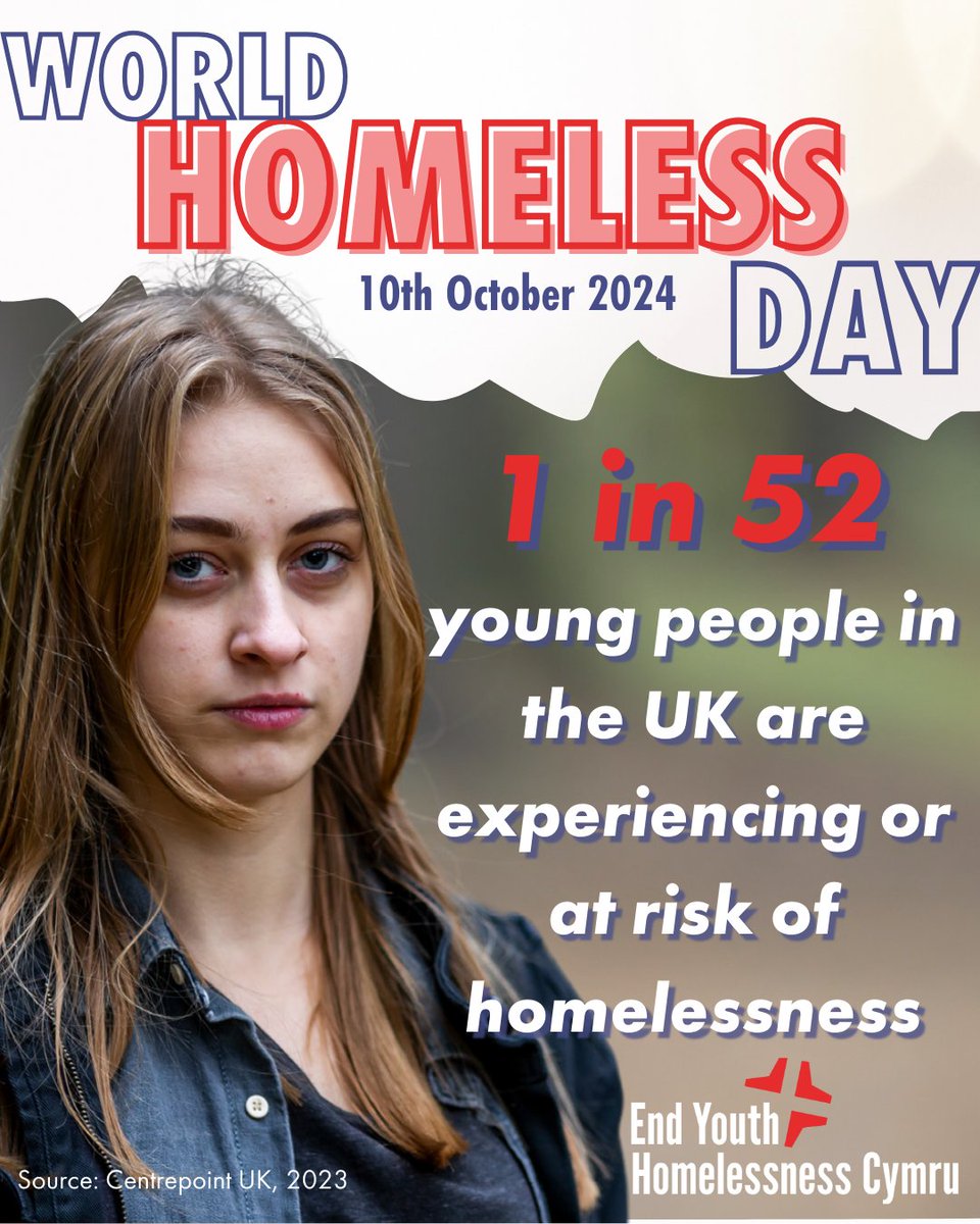 EYHCymru's tweet image. For this year's #WorldHomelessDay, we want to highlight how youth homelessness is often a precursor to other forms of homelessness. 

In order to #EndHomelessness, we must prevent #YouthHomelessness.