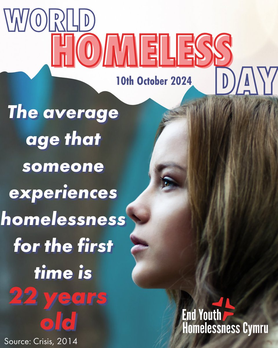 EYHCymru's tweet image. For this year's #WorldHomelessDay, we want to highlight how youth homelessness is often a precursor to other forms of homelessness. 

In order to #EndHomelessness, we must prevent #YouthHomelessness.