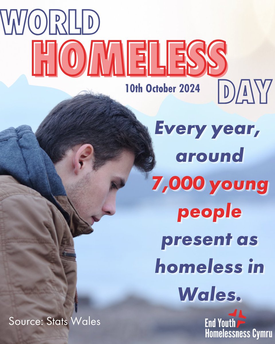 EYHCymru's tweet image. For this year's #WorldHomelessDay, we want to highlight how youth homelessness is often a precursor to other forms of homelessness. 

In order to #EndHomelessness, we must prevent #YouthHomelessness.