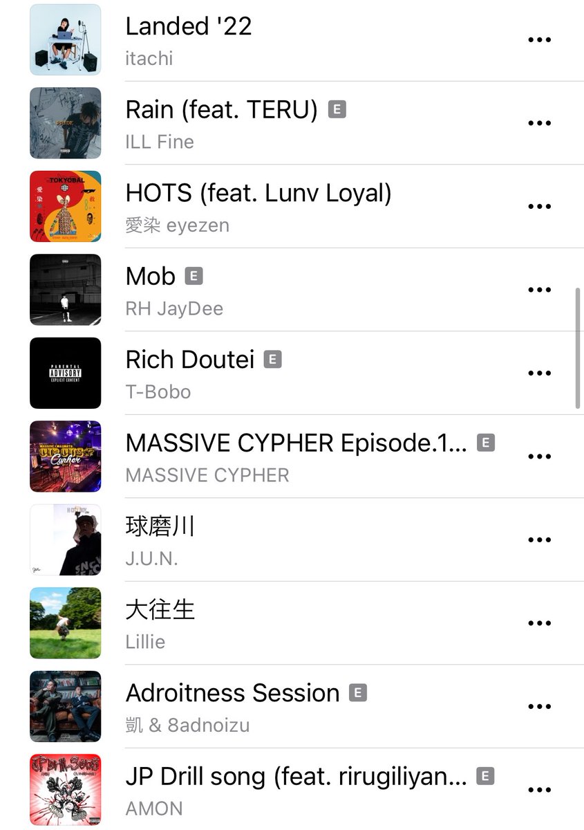 kfp_harland's tweet photo. #月間PLAYLIST
25曲追加

Creepy Nuts
TOFU,MIKADO
18stop
Grizzly Rush
T2K a.k.a. Mr.Tee
4s4ki,maeshima soshi
NEI
Juu,Corban
FUSER
Castro Beats
itachi
ILL Fine
愛染eyezen
RH JayDee
T-Bobo
MASSIVE CYPHER
J.U.N.
Lillie
凱,8adnoizu
AMON
S4K.clear
ntrclub
Whitestone
CENE,WNC
BIGIz'MAFIA https://t.co/UX4Xs88j2X