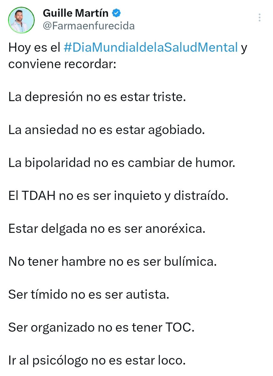 #DiaMundialdelaSaludMental #VerdadVerdadera #SaludMental #Fibromialgia