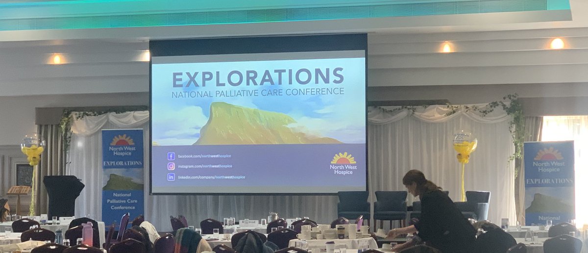 Attending <a href="/northwesthospic/">North West Hospice</a> National Palliative Care Conference in Sligo. Fantastic presentations from all speakers paving the way for palliative care in Ireland in the #rightplace and at the #righttime