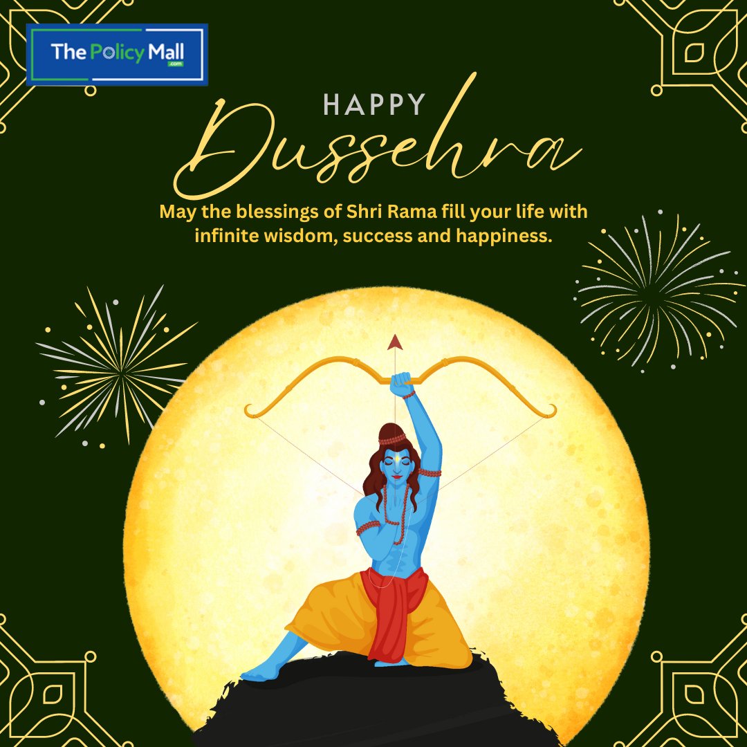 the_policymall's tweet photo. ✨Wishing you all a victorious Dussehra! 🏹 May the triumph of good over evil inspire you to conquer all your challenges and achieve greatness! 🔥
Happy Dussehra! 🙏

#Dussehra #dussehra2024 #dussera #Dussehra24 #wishes #FestiveSeason #GoodOverEvil #Blessings #thepolicymall https://t.co/KaFdEwuXhC