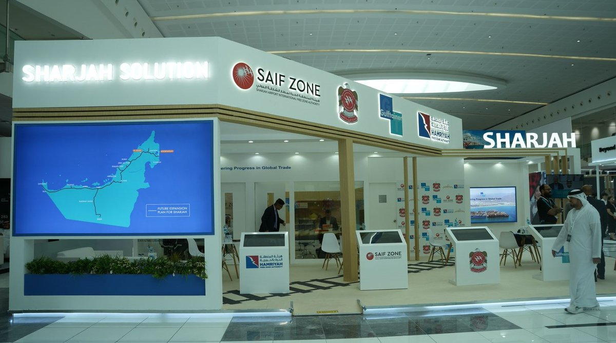 Sharjah is the only emirate with both population and infrastructure on the eastern and western seaboards of the UAE. It has a network of ports, terminals, roads, air connections, and a future rail link, enabling it to offer the intermodal Sharjah Solution. #Gulftainer