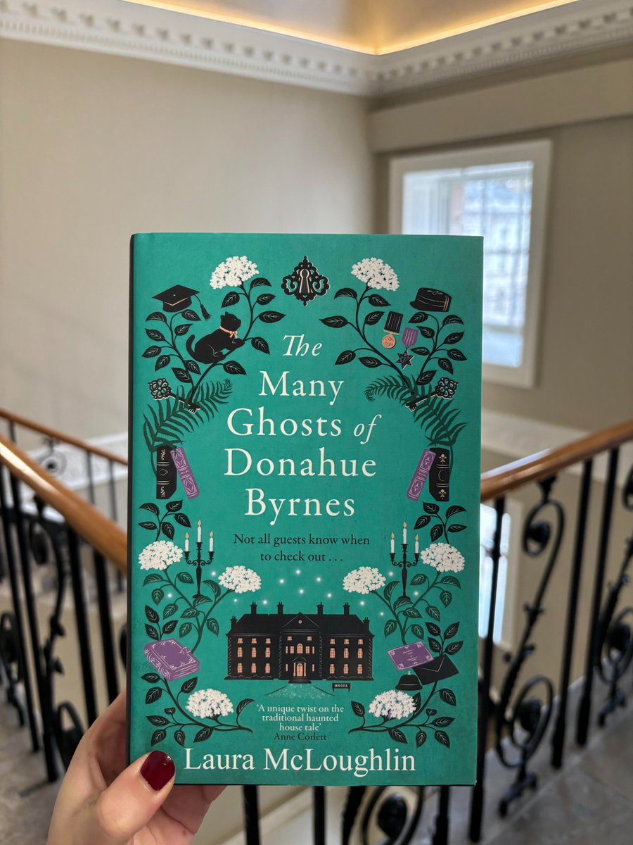Happy publication day to <a href="/_lauramclo/">Laura McLoughlin</a> for her debut novel, The Many Ghosts of Donahue Byrnes! 👻🏨@theresecoen 

Just in time for spooky season!