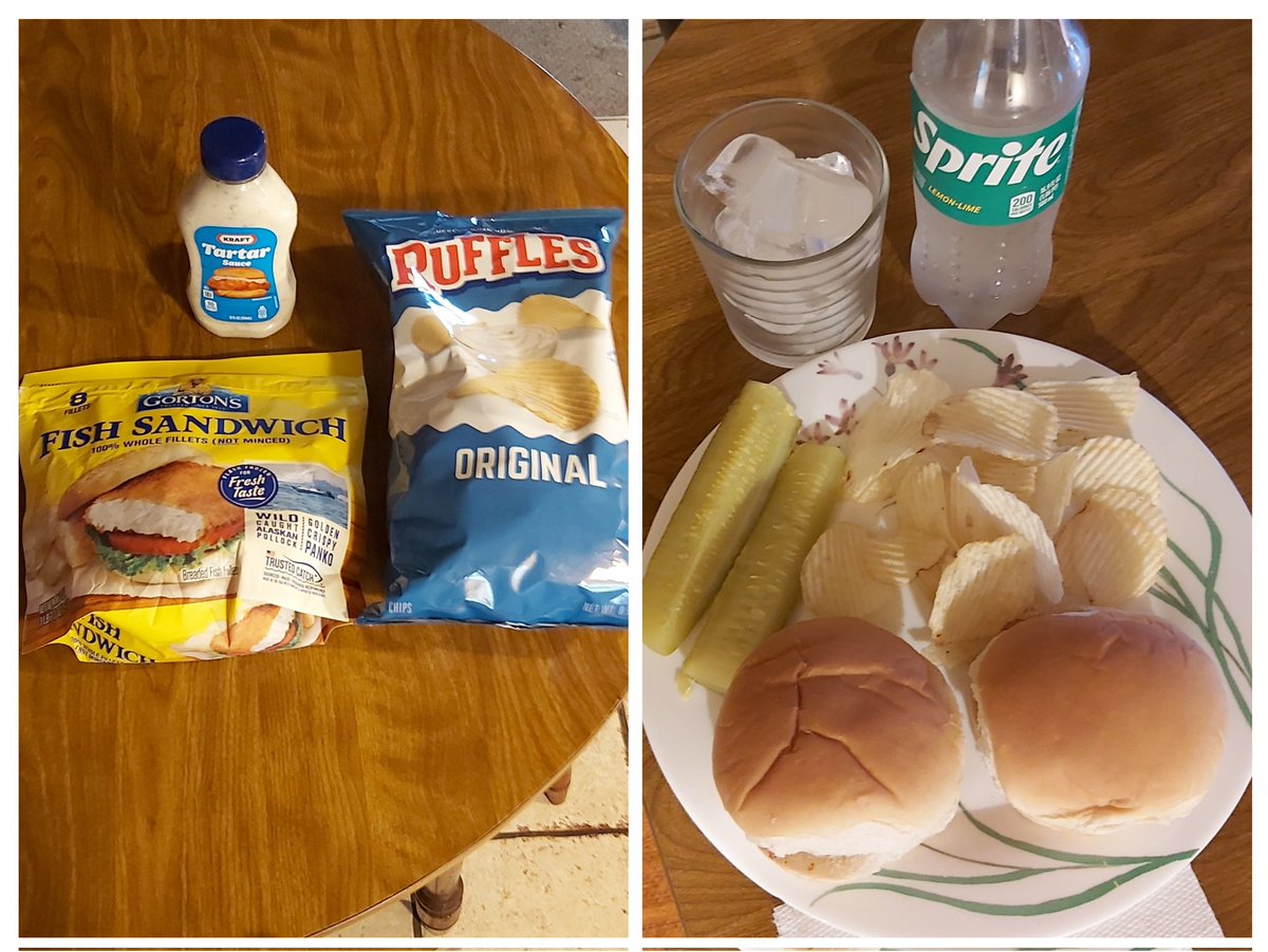 Twm1958's tweet photo. I forgot to post last night's dinner. Fish and chips. π Slacker style! π#TimsSlackerCooking https://t.co/j8FOLHCnrA