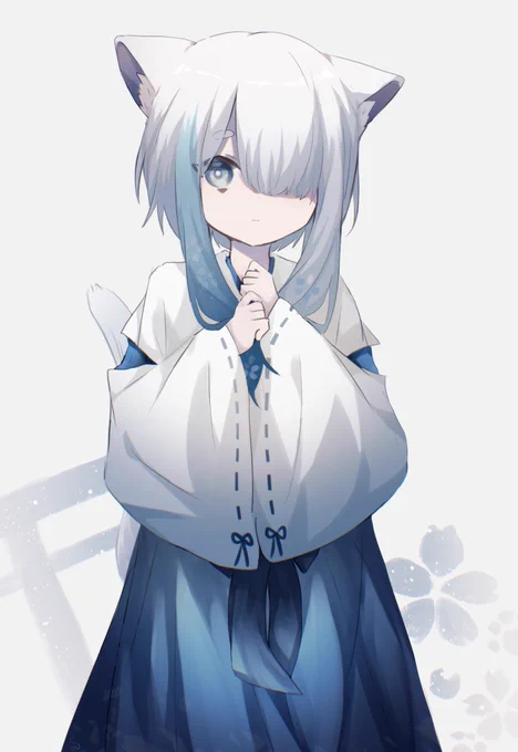 双子の猫耳巫女