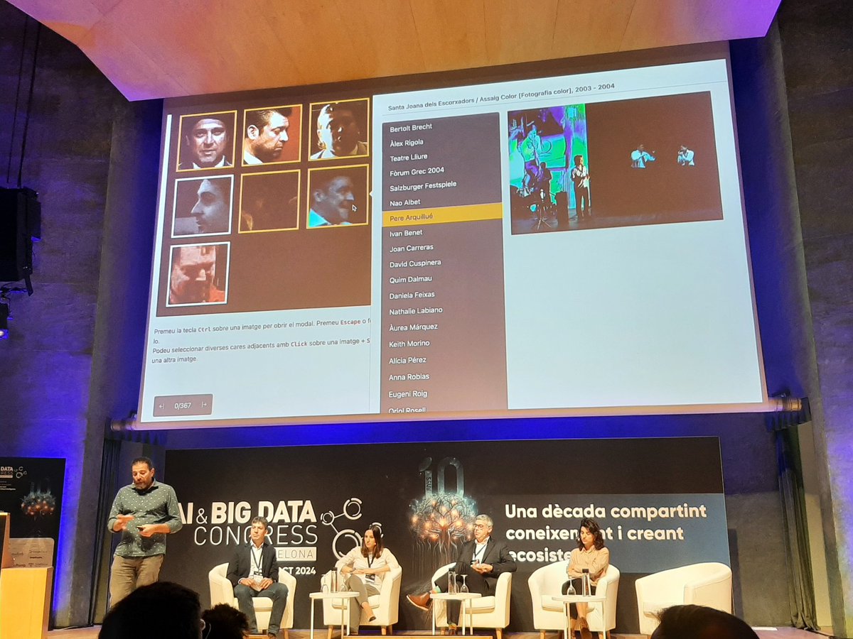 cultumatica's tweet photo. El sector cultural también ha estado representado en el congreso de #AIBigData24 por #quic, el proyecto de catalogación del fondo documental del @teatrelliure con la tecnología de @NUBILUMsmartDOC, gracias al cual se ha potenciado el acceso y uso del archivo. 
@CIDAI_eu https://t.co/u6Ovi8kc8u