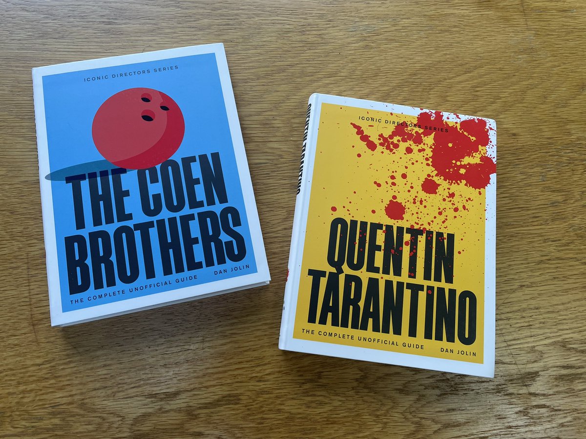 My books on Quentin Tarantino and the Coen brothers are published today, by Greenfinch! If you fancy a beautifully designed filmographic mix of insights and behind-the-scenes nuggets on fantastic directors, look no further…