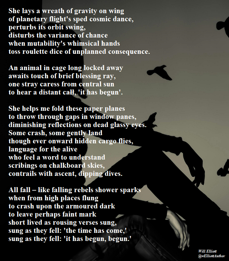 wElliottAuthor's tweet photo. 'She's alive'.
Photo: Artem Mizyuk
#poetry #poemADay #Poem #Poetrylovers #poetrytwitter #poetsofTwitter #poetrycommunity #Australianpoetry #spokenword #spokenpoetry #poemreading https://t.co/cDHBYEiaye