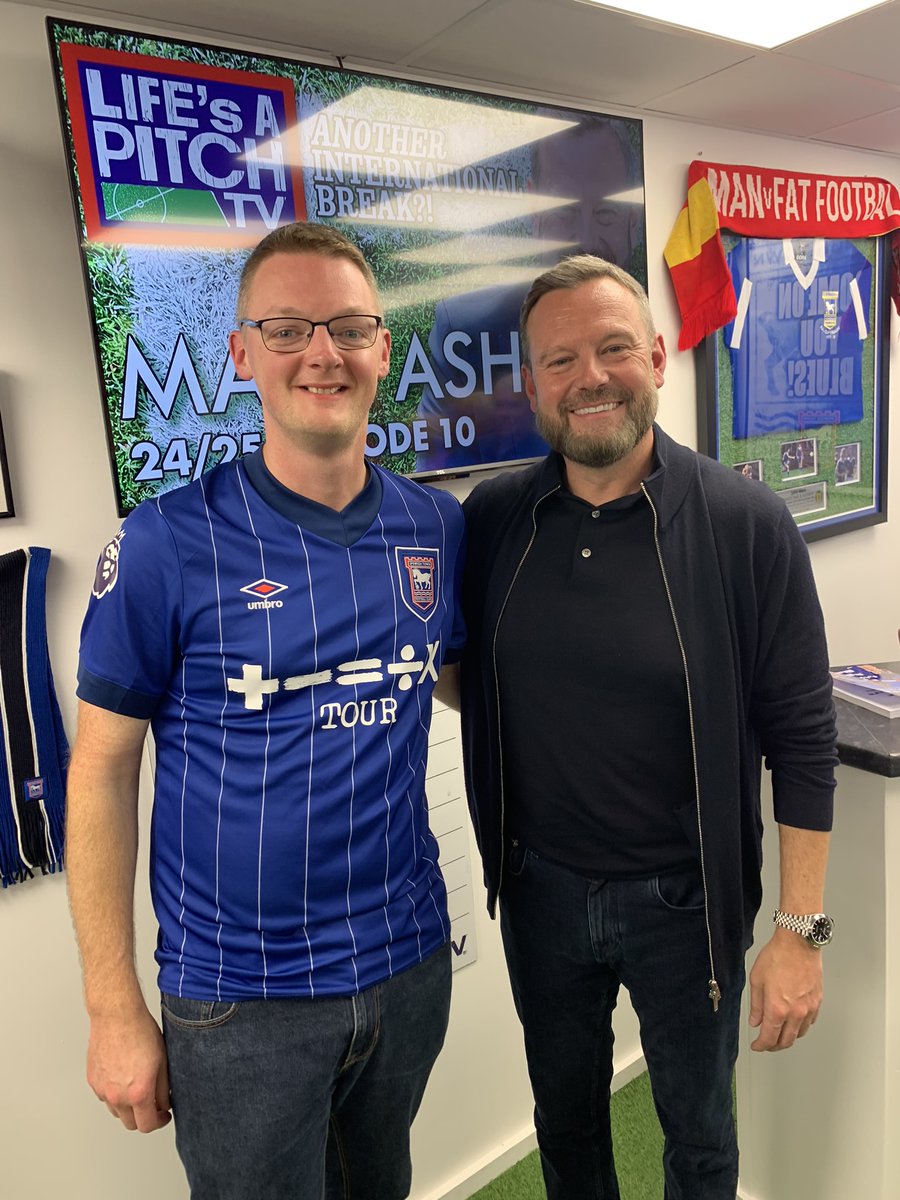 Another great evening for <a href="/lifesapitchtv/">Life's A Pitch TV</a> in the company of <a href="/IpswichTown/">Ipswich Town</a> CEO, Mark Ashton. Mark's passion for the club and the local area is truly inspiring. We are certainly in good hands.

If you'd like to join us for a future recording of LAPTV, please send us a message #itfc
